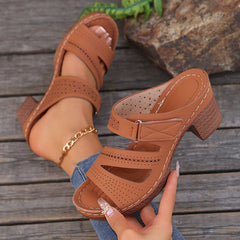 🔥 Dzień Święty - 60% zniżki - Sandały ortopedyczne na wysokim obcasie (Rabat za płatność online)