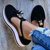 Spring And Summer Foreign Trade Large Size Women'S Shoes Wish Amazon Independent Station European And American Tassel Buckle Women'S Sandals 43Women