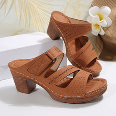 🔥 Dzień Święty - 60% zniżki - Sandały ortopedyczne na wysokim obcasie (Rabat za płatność online)