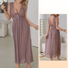 Seksowna przezroczysta piżama pokusa koszula nocna ubrania domowe