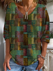 Topy T-shirt z krótkim rękawem i nadrukiem w stylu retro