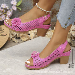 🌸Sandały damskie Flower Hollow na co dzień