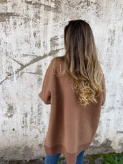 Damska kurtka codzienna z okrągłym dekoltem na jesień i zimę