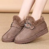 ❤【35-40】2024 zimowe nowe, codzienne, wszechstronne śniegowce o niskiej cholewce, wyściełane i pogrubione ciepłe i zimne bawełniane buty.