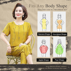 👚Letni zestaw dwuczęściowy👖