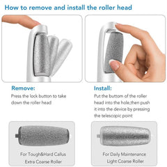 🔥Elektryczne urządzenie do usuwania zrogowaciałego naskórka ze stóp