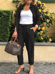 ✨Damski bawełniany garnitur casualowy na co dzień