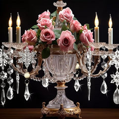 🎄Wyprzedaż świąteczna🔥Zestaw 18 akrylowych ozdób w kształcie sopli śniegu z zawieszkami w kształcie kropli