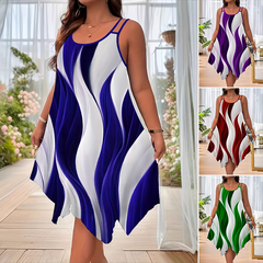 💖Modna damska sukienka bez rękawów na ramiączkach