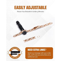 🏆Wyprzedaż błyskawiczna⚡50K+ SPRZEDANY! ❤️🔥✨Bransoletki damskie z czystej miedzi z czterolistną koniczyną