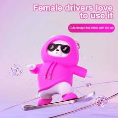 Dekoracje samochodowe-Lalka na deskorolce z kreskówkowym misiem (🔥DARMOWA WYSYŁKA🔥)