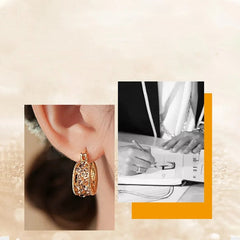 Eleganckie kolczyki dla złotej cyrkonu