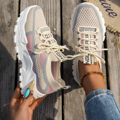 🔥Ostatni dzień promocji 50% zniżki - Modne damskie oddychające, miękkie podeszwy, ortopedyczne tram