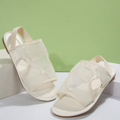 ⛱🌊Płaskie, oddychające sandały z siateczki do noszenia na plaży