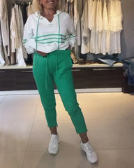 Zestaw bluz z nadrukiem w paski