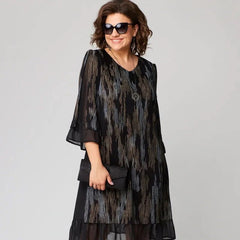 Sukienka w pionowe paski