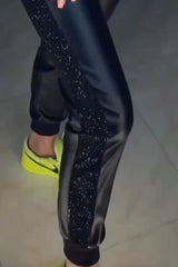 Dwuczęściowy komplet damski Bright Diamond Patchwork Top & Pants