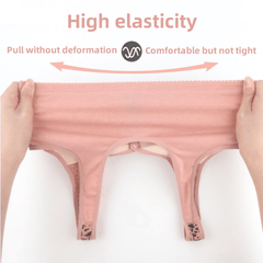 🔥Kup 1 ostatni dzień, a 1 otrzymasz gratis🔥Biustonosz plus size bez fiszbin, zapinany z przodu i w panterkę