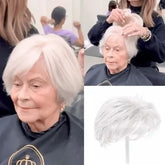 🔥Oddychająca naturalna peruka dla kobiet o cienkich włosach