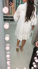 Sukienka koronkowa zakrywająca ciało