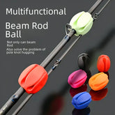 【 5/10/20 szt. 】 Uchwyt na wędkę wielokrotnego użytku Okrągły plastikowy krawat do wędki