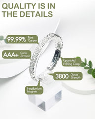 🏆Wyprzedaż błyskawiczna⚡50K+ SPRZEDANY! ❤️🔥✨Bransoletki damskie z czystej miedzi z czterolistną koniczyną