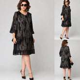 Sukienka w pionowe paski