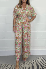 💖2025 Summer New-50% zniżki 💖women z drukowanych skoków z dekoltem w szynie