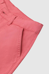 Spodnie cargo Capri ze średnim stanem i zakładkami na dole i wieloma kieszeniami