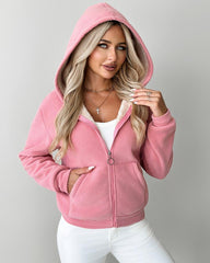 Termiczna bluza z kapturem z zapinaną na zamek kieszenią kangura i podszewką z polaru