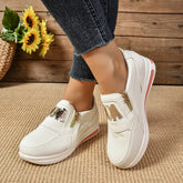 Damskie buty typu casual, zapinane na zamek