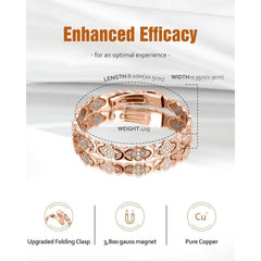 🏆Wyprzedaż błyskawiczna⚡50K+ SPRZEDANY! ❤️🔥✨Bransoletki damskie z czystej miedzi z czterolistną koniczyną