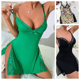 Damska bielizna nocna Koszula nocna z paskiem spaghetti