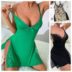 Damska bielizna nocna Koszula nocna z paskiem spaghetti