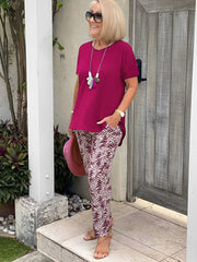 Dwuczęściowy komplet wakacyjny z ochroną przeciwsłoneczną