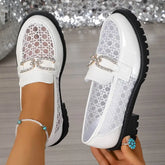 Damskie oddychające, codzienne, wsuwane buty ortopedyczne