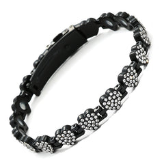 Damskie magnetyczne miedziane bransoletki w kształcie serca