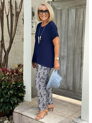 Dwuczęściowy komplet wakacyjny z ochroną przeciwsłoneczną