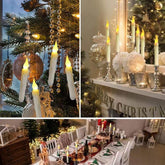 Pływające świece fantasy z pilotem różdżką