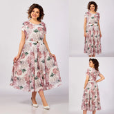 🔥🥰【S-5XL】Nowa i elegancka sukienka z szyfonu wysokiej jakości