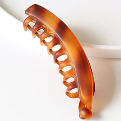 Duże bananowe spinki do włosów