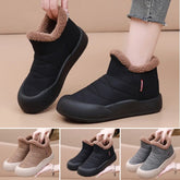 【35-41】 Płaskie, ciepłe śniegowce wykonane z wełny i aksamitu