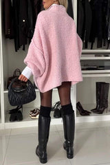 Damski wielokolorowy dwuczęściowy sweter typu pullover