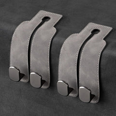 Wieszaki na zagłówki samochodowe TwinHook ze skóry