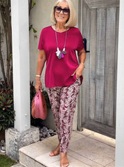 Dwuczęściowy komplet wakacyjny z ochroną przeciwsłoneczną