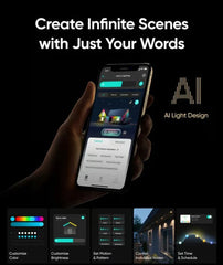 🎅 Wczesne Święta Bożego Narodzenia 49% ZNIŻKI 🎅 Stałe światło zewnętrzne LED Smart Rainbow