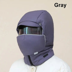 ⛄⛷Nowa czapka rowerowa, ciepła, całkowicie zakryta, wiatroszczelna