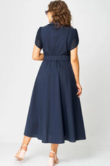 ✨Sukienki casualowe dla kobiet z dekoltem w serek i wiązaniem w talii