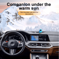 Dekoracje samochodowe-Lalka na deskorolce z kreskówkowym misiem (🔥DARMOWA WYSYŁKA🔥)