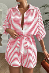 Damski kombinezon w paski